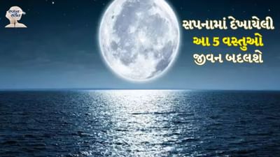 સ્વપ્નમાં ચંદ્ર જોવો: જો તમને સ્વપ્નમાં તેજસ્વી અને સ્પષ્ટ ચંદ્ર દેખાય, તો તે ખૂબ જ શુભ સંકેત માનવામાં આવે છે. આ સ્વપ્નનો અર્થ એ છે કે તમારા ઘરમાં સુખ, શાંતિ અને સમૃદ્ધિ આવશે અને તમારી બધી સમસ્યાઓનો ઉકેલ આવશે. જો તમારા પરિવારમાં કોઈ સમસ્યા છે, તો તે પણ દૂર થઈ જશે. ઘરમાં ખુશીનું વાતાવરણ રહે છે.
