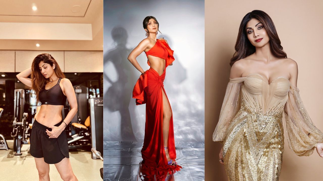 શિલ્પા શેટ્ટીના લુક વિશે વાત કરીએ તો, તે બ્લેક એન્ડ વ્હાઇટ ફેશનેબલ ડ્રેસમાં ખૂબ જ સુંદર દેખાતી હતી. આ લુકમાંઅભિનેત્રી તેના અદ્ભુત એબ્સ ફ્લોન્ટ કરતી જોવા મળી હતી.