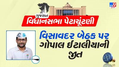 Breaking News: વિસાવદર બેઠક પર AAPના ઉમેદવાર ગોપાલ ઈટાલીયાની જીત ! ભાજપે હાર સ્વીકારી