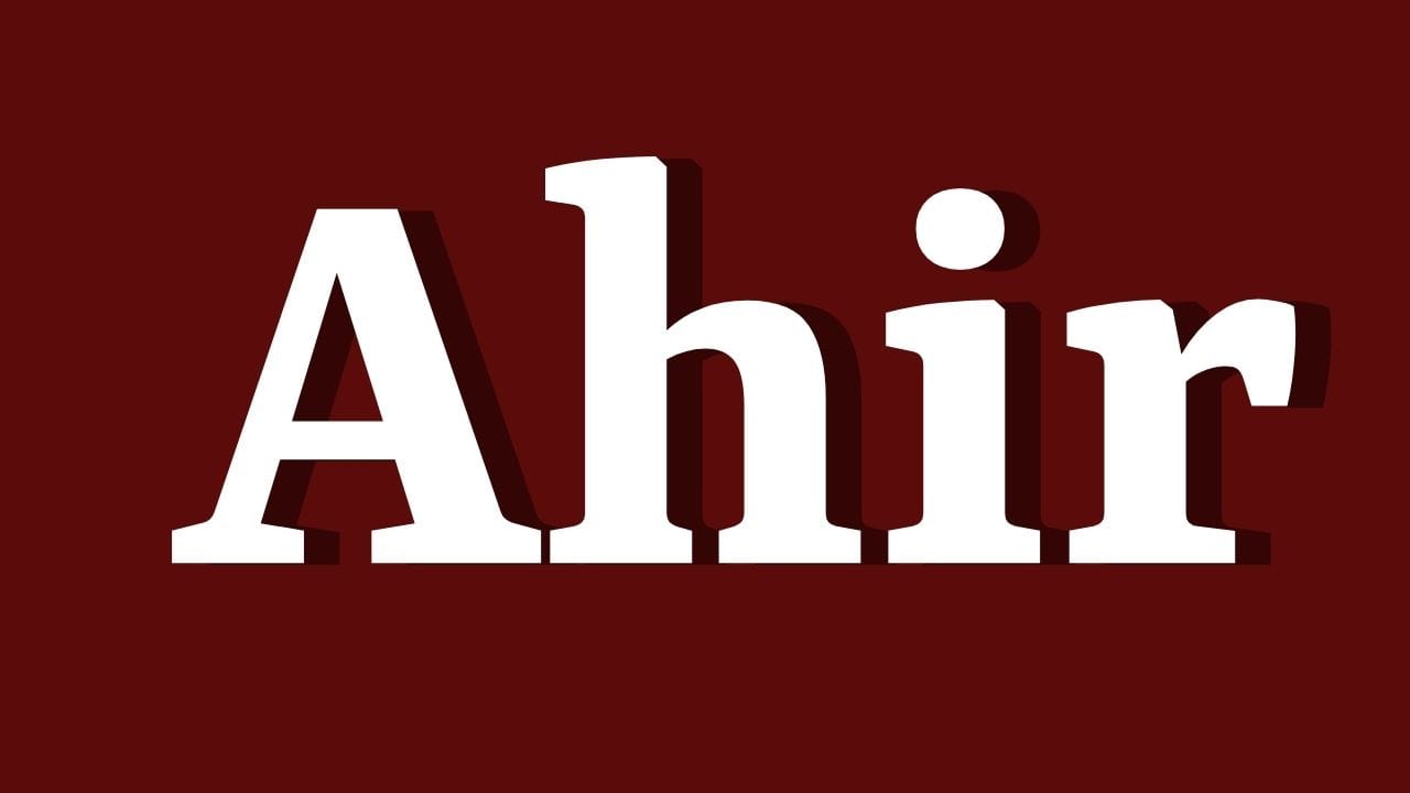 ગુજરાતમાં આહીર જાતિના અનેક ઉપવર્ગો છે જેમ કે, મચ્છુ નદી ને કાંઠે વસ્યા તેથી મચ્છોયા કહેવાયા.સોરઠમાં રહેવા લાગ્યા તેથી સોરઠીયા કહેવાયા.કચ્છના વાગડ વિસ્તારના પરાવથર પંથકમાં વસ્યા તે પરાવથરિયા કહેવાયા. તેમજ પાંચાલમાં વસ્યા તે પંચોળી કહેવાયા.
