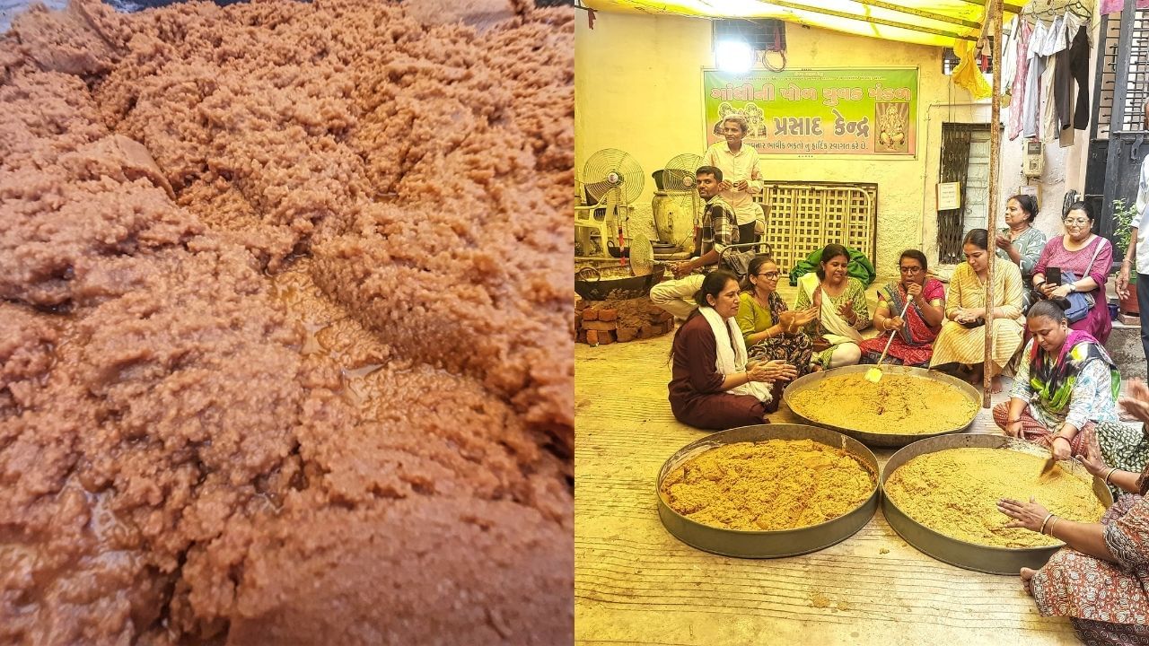 ગાંધીની પોળમાં મોહનથાળ, ફૂલવડી અને બટાકાનું શાક ભક્તો માટે પ્રસાદ સ્વરૂપે બનાવવામાં આવે છે. લુહારની શેરીમાં બટેકાનું શાક, પુરી અને મોહનથાળ ભક્તોને પીરસવામાં આવે છે.