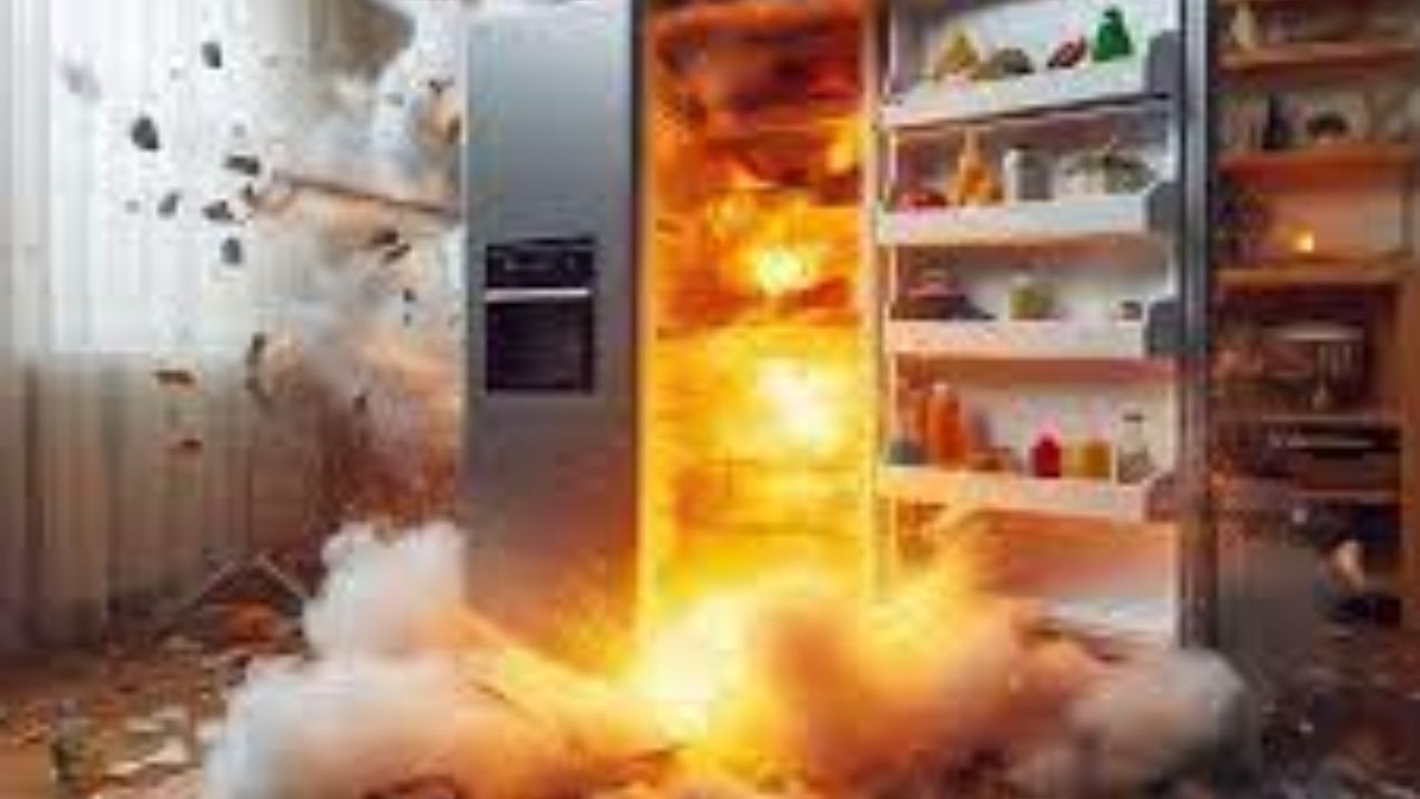 ફ્રિજ ફાટવાના મુખ્ય કારણો: કોમ્પ્રેસરનું વધુ પડતું ગરમ ​​થવું-ફ્રિજમાં રહેલું કોમ્પ્રેસર ખૂબ જ મહત્વપૂર્ણ ભાગ છે. જો તે ખૂબ ગરમ થાય છે અથવા વિરામ વગર સતત કામ કરતું રહે છે, તો તે ઓવરહિટીંગને કારણે વિસ્ફોટ થઈ શકે છે.
