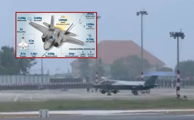 Emergency landing : ભારતમાં બ્રિટિશ ફાઇટર જેટ F-35નું ઇમરજન્સી લેન્ડિંગ, આ કારણ આવ્યું સામે, જુઓ Video