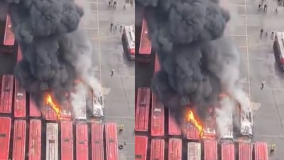 Breaking News : નવી મુંબઈ મ્યુનિસિપલ કોર્પોર્શનના પરિવહન વિભાગની એક સાથે 5 બસ બળીને ખાખ, જુઓ Video