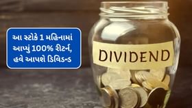 Dividend Stock : 1 મહિનામાં આપ્યું 100% રીટર્ન,હવે કંપની આપશે ડિવિડન્ડ Dividend Stock : 1 મહિનામાં આપ્યું 100% રીટર્ન,હવે કંપની આપશે ડિવિડન્ડ