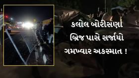 ગાંધીનગરના કલોલ બોરીસણા બ્રિજ પાસે સર્જાયો અકસ્માત ગાંધીનગરના કલોલ બોરીસણા બ્રિજ પાસે સર્જાયો અકસ્માત