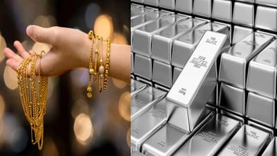 10 જૂનના રોજ સોના અને ચાંદી બંનેના ભાવમાં ઘટાડો થયો છે. દિલ્હીના બુલિયન માર્કેટમાં, 10 ગ્રામ સોનું સસ્તું થઈને 97,670 રૂપિયા પર પહોંચી ગયું છે. બીજીબાજુ, ચાંદી 1,000 રૂપિયા ઘટીને 1,07,100 રૂપિયા પ્રતિ કિલોએ આવી ગયું છે.