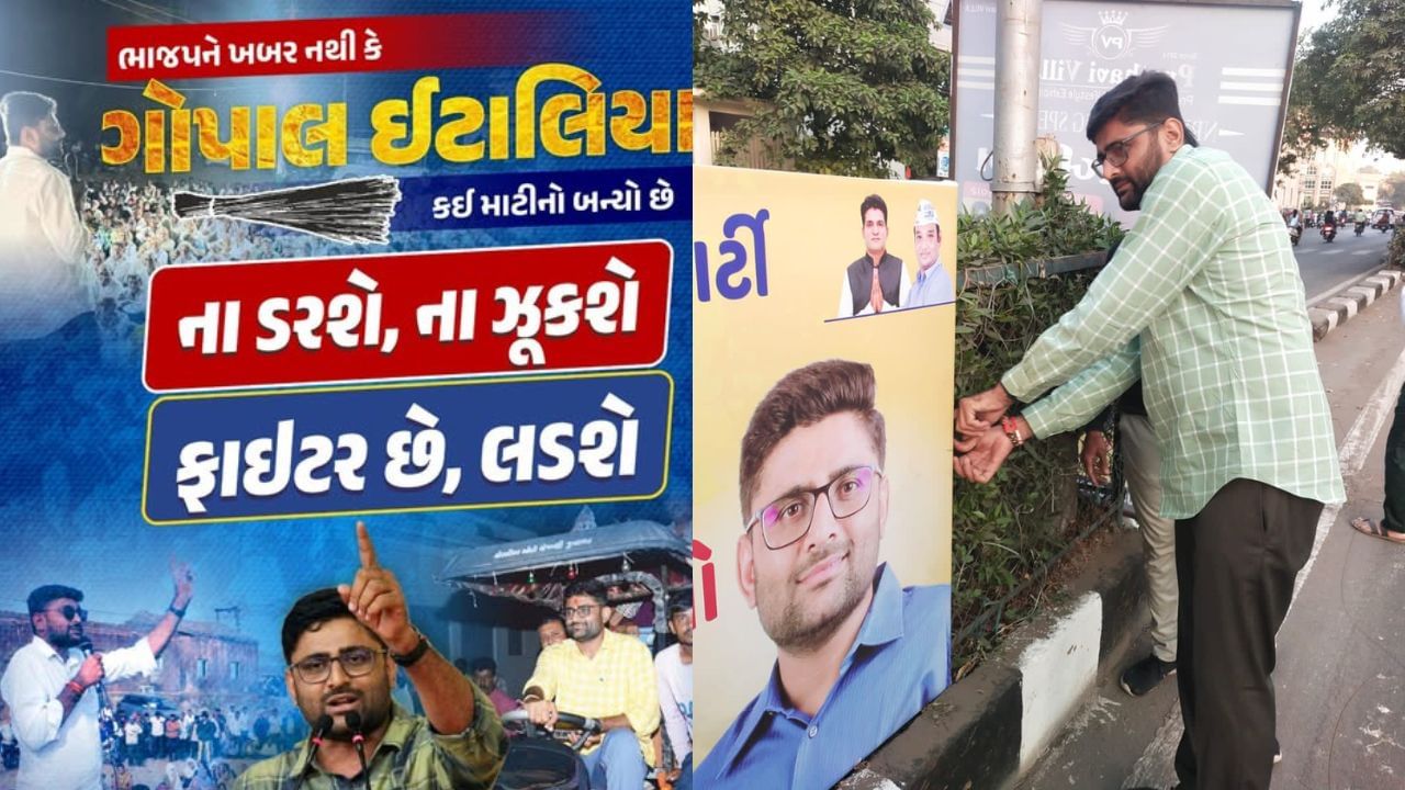 2017માં, તેમણે રાજ્યના ગૃહમંત્રી પ્રદીપસિંહ જાડેજા પર બેરોજગારોનું જુતુ ફેંક્યું હતુ. અને નારા લગાવ્યા હતા, સરકારી ફરજમાં મુશ્કેલ સમય અને સરકારી નીતિઓ સામેના વિરોધ વચ્ચે.સેવા નિયમોના ઉલ્લંઘન બદલ આ ઘટના પછી તેમને તેમની સરકારી નોકરીમાંથી સસ્પેન્ડ કરવામાં આવ્યા હતા.2017માં ગોપાલ ઈટાલિયાએ તેમની સરકારી નોકરીમાંથી રાજીનામું આપ્યું હતું.