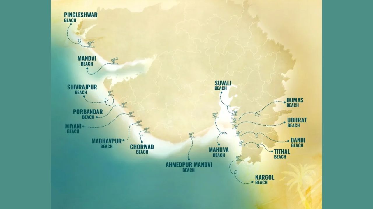 આજે આપણે જૂન મહિનામાં ફરવા માટે બેસ્ટ ગુજરાતના બીચની વાત કરીએ. ગુજરાતમાં એવા સુંદર બીચ આવેલા છે કે, જો તમે અહી જશો.તો ક્યારેય તમે ગોવા જવાનું નામ નહી લો.માંડવી બીચ, શિવરાજપુર બીચ, પોરબંદર બીચ,માધુપુર બીચ,સુવાળી બીચ, નાર્ગોલ બીચ, તિથલ બીચ, ડુમસ બીચ, દાંડી બીચ