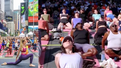 International Yoga Day : અમેરિકા, લંડન, ન્યુયોર્ક સહિત દેશના ખૂણે ખૂણે થી આવ્યા વિશ્વ યોગ દિવસની ઉજવણીના વીડિયો, જુઓ