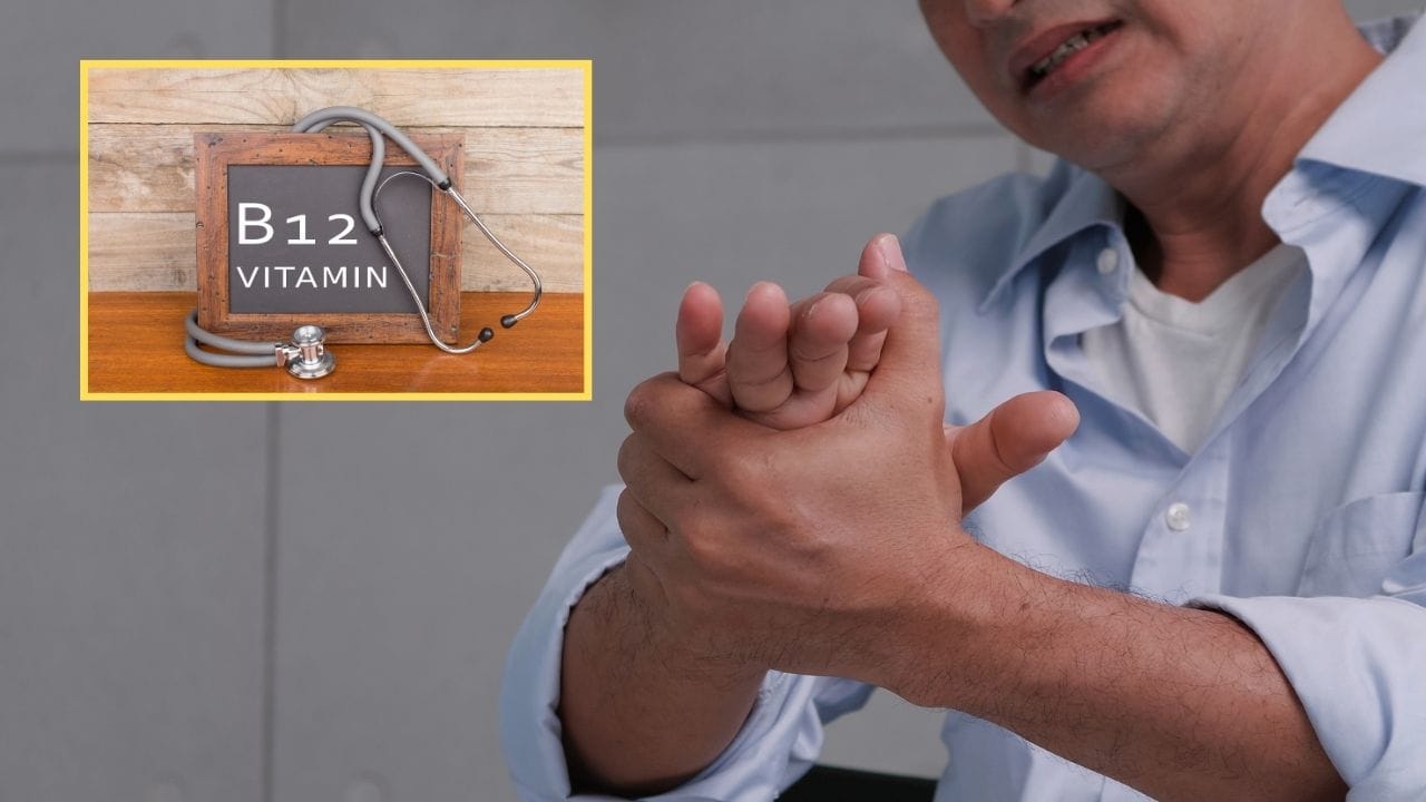 વિટામિન B12 શરીરની ચેતાને સ્વસ્થ રાખવામાં ખૂબ જ મહત્વપૂર્ણ છે. તેની ઉણપથી ન્યુરોલોજીકલ સમસ્યાઓ થાય છે. તેના લક્ષણોમાં હાથ અને પગ સુન્ન થઈ જાય, ઝણઝણાટ, થાક અને યાદશક્તિ ગુમાવવાનો સમાવેશ થાય છે.