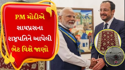 PM મોદીએ સાયપ્રસના રાષ્ટ્રપતિને 'કાશ્મીરી કાર્પેટ' અને પત્નીને 'એન્ટિક પર્સ' ભેટમાં આપ્યું, જાણો તેમની ખાસિયતો