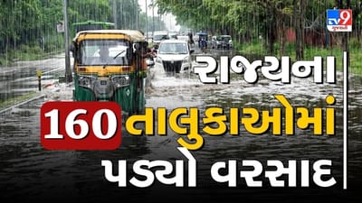 Rain News : છેલ્લા 24 કલાકમાં 160 તાલુકામાં ખાબક્યો વરસાદ, સૌથી વધુ ડાંગના આહવામાં 9.8 ઈંચ નોંધાયો, જુઓ Video
