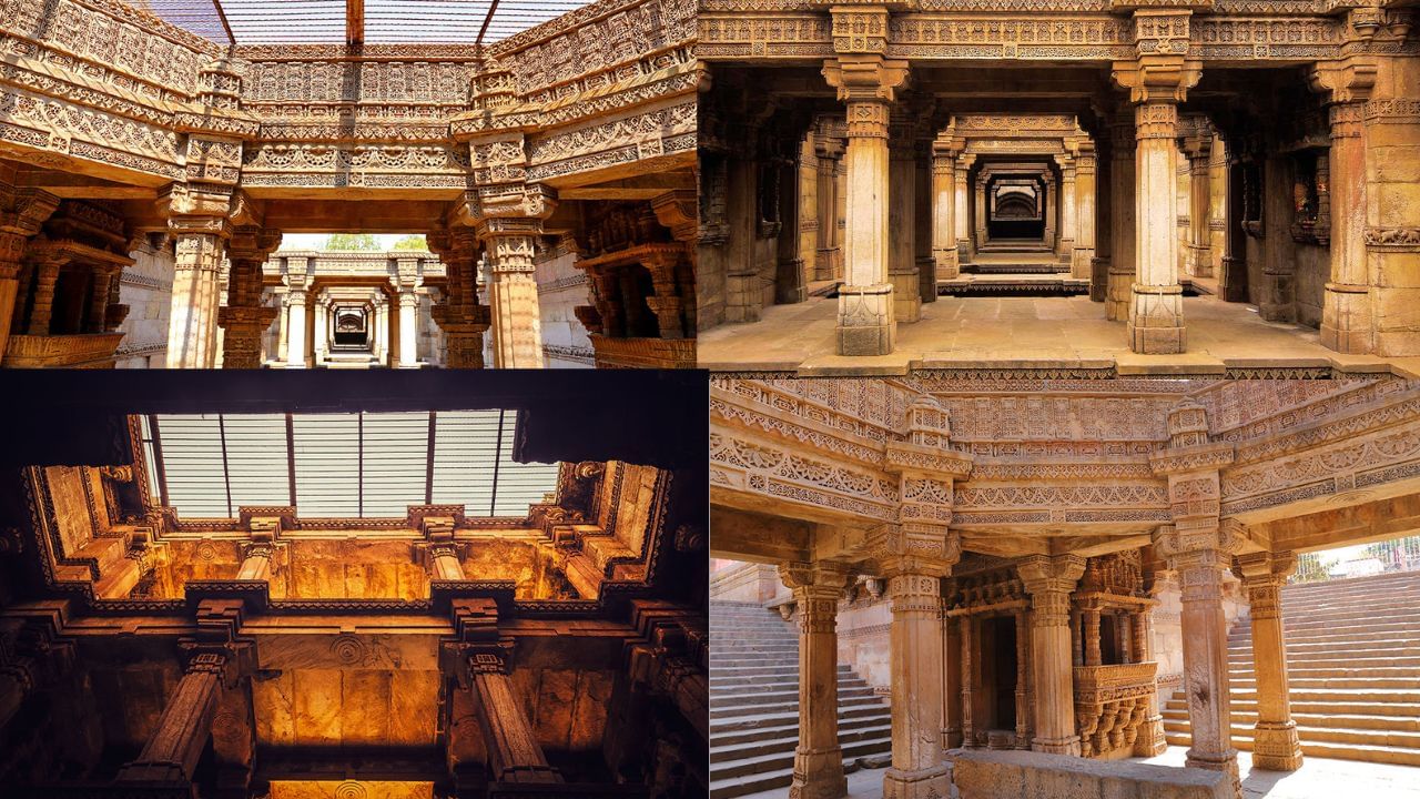 અડાલજ વાવ એ શહેરની લોકપ્રિય પ્રવાસી આકર્ષણ છે અને તે ગાંધીનગરથી 18 કિ.મી. દુર આવેલું છે. વાવની દિવાલો અને સ્તંભો પરની ડિઝાઇનમાં પાંદડા, ફૂલો, પક્ષીઓ, માછલી અને અન્ય આકર્ષક સુંદર ડિઝાઇનનો સમાવેશ થાય છે. વિદેશી પ્રવાસીઓ પણ અડાલજ વાવની મુલાકાત લે છે.