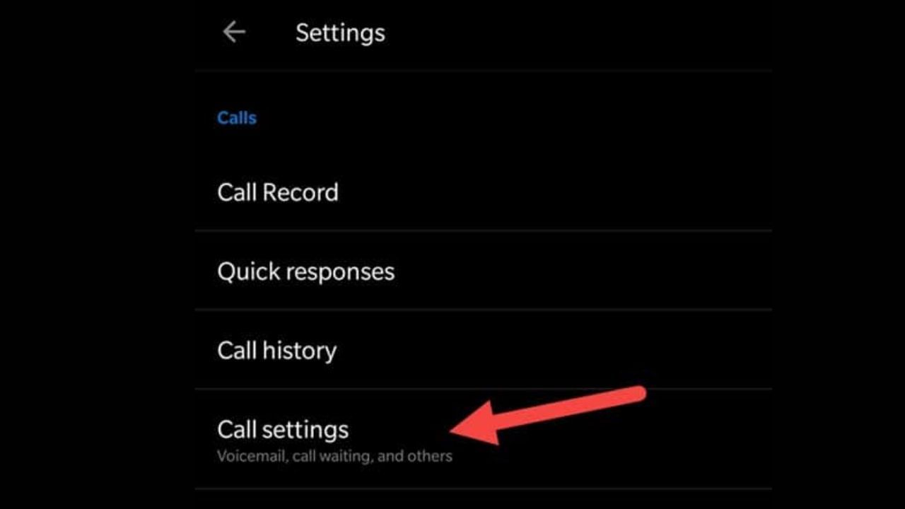 આ પછી તમારે સેટિંગ માટે આવતા વિકલ્પ કોલ સેટિંગ્સ પર જવુ પડશે .