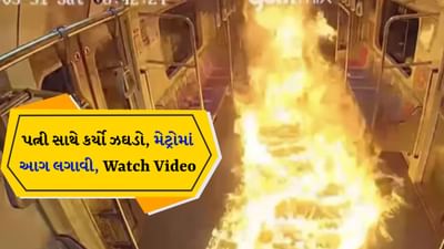 Shocking Viral Video: પત્ની સાથે કર્યો ઝઘડો, બાદમાં પતિએ મેટ્રોમાં લગાવી આગ! એક જ વારમાં કરોડોનું નુકસાન, Watch Video