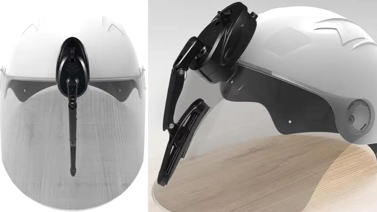 4. શીલ્ડ વાઇપર: આ ઉપકરણને હેલ્મેટ પર ફિક્સ કરી શકાય છે. આ ઉપકરણ વોટરપ્રૂફ છે. તેમાં વાઇપર ફિક્સ્ડ છે, જે રિમોટ દ્વારા નિયંત્રિત થાય છે. આ રિમોટ ઘડિયાળ ડિઝાઇનનું છે, જે વાઇપરની ગતિ વધારી અથવા ઘટાડી શકે છે. વાઇપર હેલ્મેટના કાચમાંથી વરસાદના ટીપાં દૂર કરે છે. જે દૃશ્યતા જાળવી રાખે છે અને ડ્રાઇવિંગને સરળ બનાવે છે. તેની કિંમત લગભગ 8 હજાર રૂપિયાથી શરૂ થાય છે.