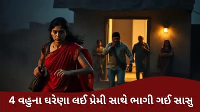 30 વર્ષના પ્રેમી સાથે ભાગી સાસુ, ગઈ તો ગઈ પણ 4 વહુના ઘરેણા પણ લેતી ગઈ