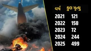 2025 માં વિમાન દુર્ઘટનામાં સૌથી વધુ મૃત્યુ, વિમાન દુર્ઘટનામાં દરરોજ 2 થી વધુ લોકોના મોત