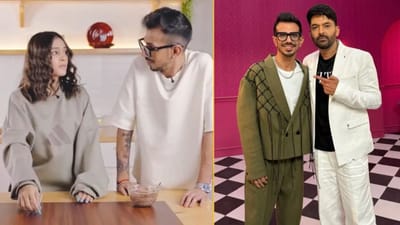 કોમેડિયન કપિલ શર્માનો શો ફરી હેડલાઈન્સમાં છે. ધ ગ્રેટ ઇન્ડિયન કપિલ શોની સીઝન અત્યાર સુધી હિટ રહી છે. તાજેતરમાં જ શોનો ત્રીજો એપિસોડ આવ્યો હતો. જેમાં ટીમ ઇન્ડિયાના મુખ્ય કોચ ગૌતમ ગંભીર, ઋષભ પંત, અભિષેક શર્મા અને યુઝવેન્દ્ર ચહલ આવ્યા હતા. આ દરમિયાન નવજોત સિંહ સિદ્ધુએ યુઝવેન્દ્ર ચહલની ગર્લફ્રેન્ડ વિશે કંઈક એવું કહ્યું કે તેણે પોતાનો ચહેરો છુપાવવાનું શરૂ કરી દીધું. છૂટાછેડા પછીથી તેનું નામ RJ મહવશ સાથે જોડાઈ રહ્યું છે.