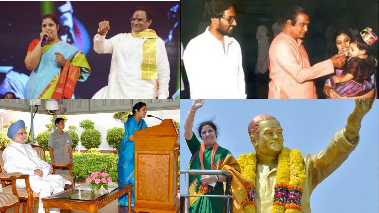 પુરંદેશ્વરી એક મોટા રાજકીય પરિવારમાંથી આવે છે. તેમના પિતા નંદમુરી તારક રામા રાવ (NTR) હતા. તેઓ એક ભારતીય અભિનેતા, ફિલ્મ નિર્માતા અને નેતા હતા. NTR સાત વર્ષ સુધી આંધ્રપ્રદેશના મુખ્યમંત્રી રહ્યા.