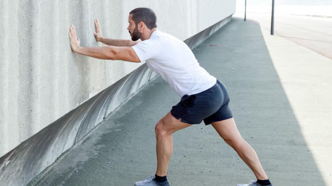  Wall Stretch : આ કસરત તમારી પીઠ, ખભા અને છાતીના સ્નાયુઓને ખેંચે છે. આ કસરત કરવા માટે દિવાલ સામે ઊભા રહો, બંને હાથ ઉંચા કરો અને દિવાલ પર રાખો અને ધીમે ધીમે આગળ ઝૂકો. તમારી પીઠ સીધી અને ગરદન ઢીલી હોવી જોઈએ. 10 સેકન્ડ રાહ જુઓ અને 3 વાર પુનરાવર્તન કરો.