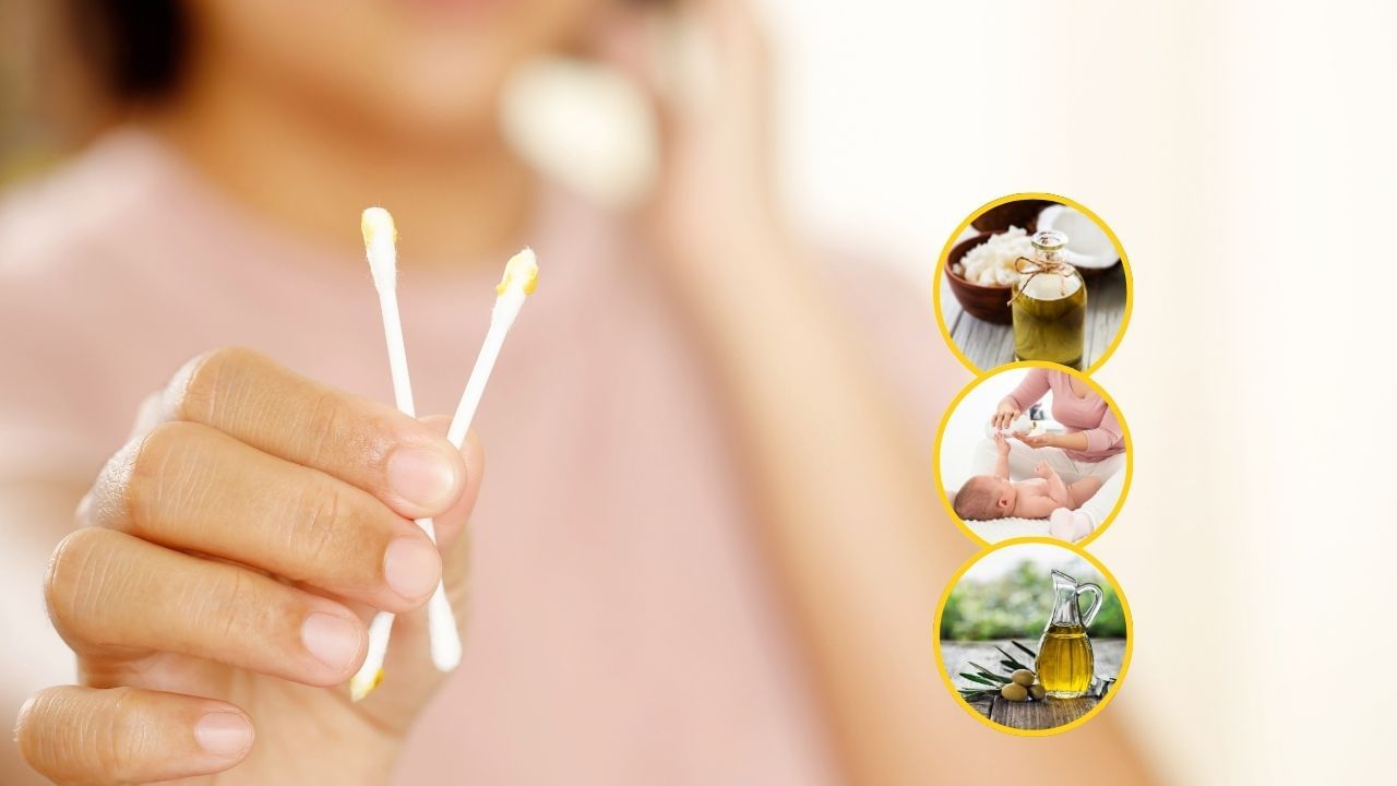 ઘર પર કાનના મેલને કેવી રીતે સાફ કરવો તેની વાત કરવામાં આવે તો સૌ પ્રથમ રીત છે તેલનો ઉપયોગ કરવો. કાનને કુદરતી રીતે સાફ કરવા માટે તમે નારિયેળનું તેલ, બેબી ઓઈલ કે ઑલિવ ઓઈલ નો ઉપયોગ કરી શકો છો. 2-3 બૂંદ તેલને થોડું ગરમ કરો અને રૂઈ કે કપડામાં ડૂબાડીને કાનમાં નાખો. ત્યારબાદ થોડીવાર માથું ઝુકાવશો અને 1-2 મિનિટ પછી સીધું કરીને કાન સાફ કરો. આ રીતે મેળ સરળતાથી બહાર આવી શકે છે.