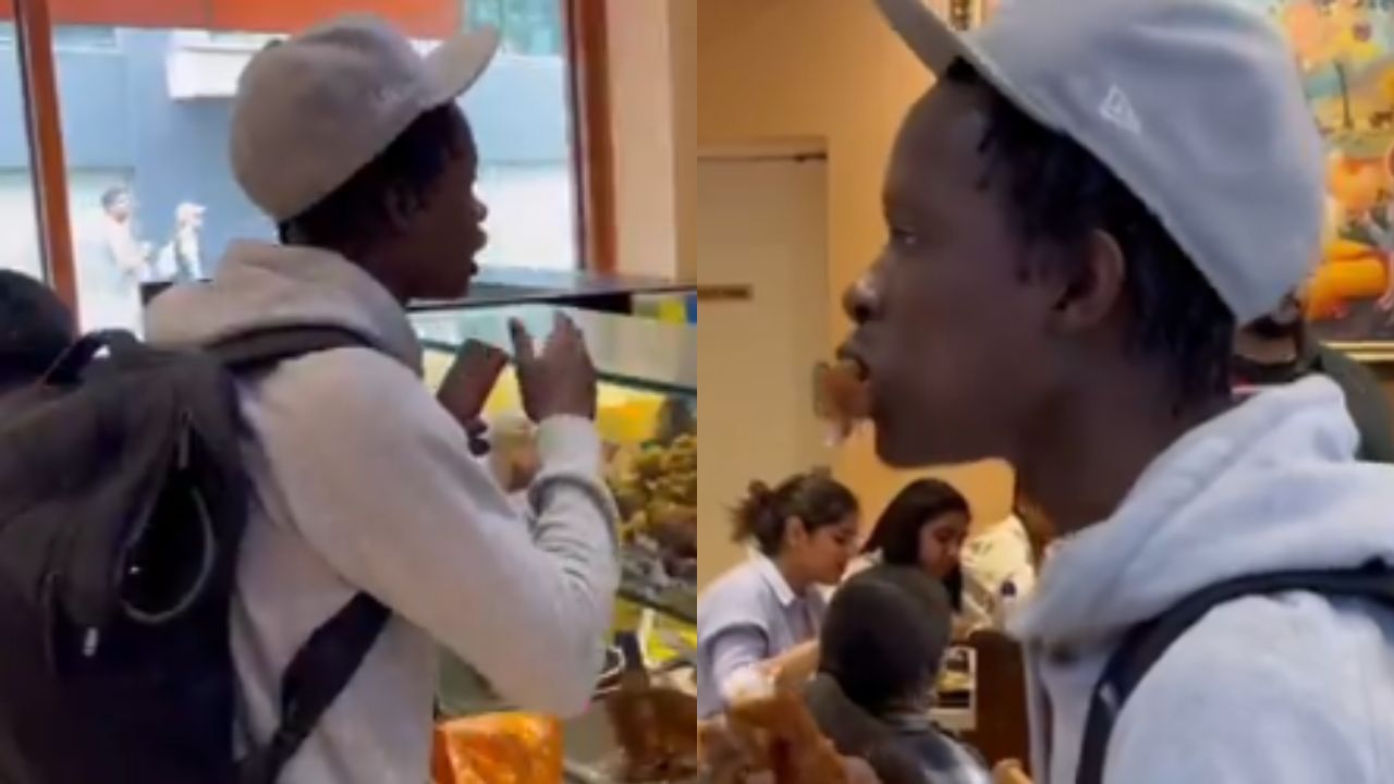 A British citizen at ISKCON's restaurant put a shame nave that people were outraged - watch video A British citizen at ISKCON's restaurant put a shame nave that people were outraged - watch video
