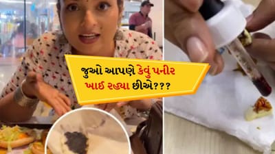 મોંઘા મોંઘા રેસ્ટોરન્ટમાં પનીરનું થયું ચેકિંગ, એક મહિલાએ કર્યા પ્રયોગ, રિઝલ્ટ જોઈને યુઝર્સે માથું પકડી લીધું