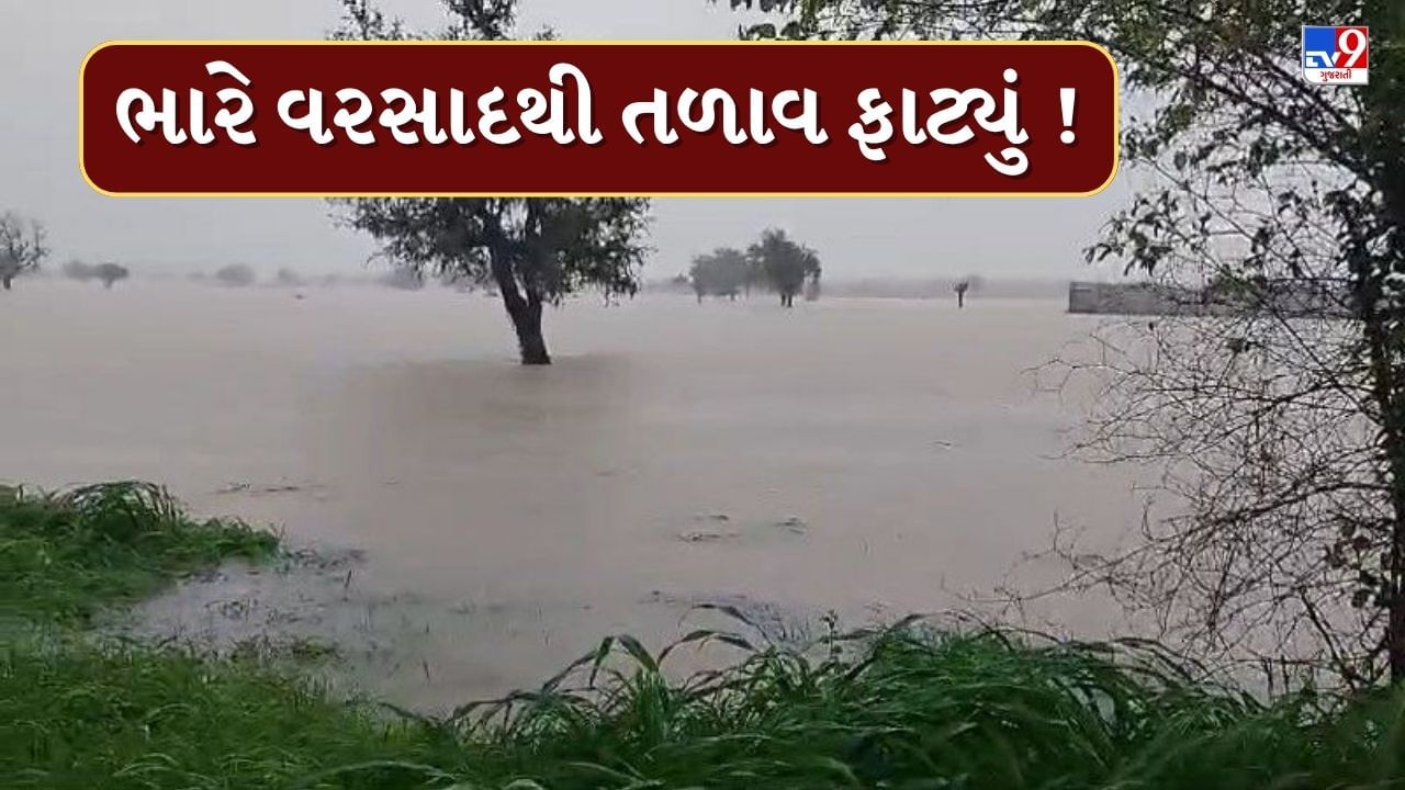 Breaking News : વડગામના માનપુરામાં તળાવ ફાટતા ગામમાં અને ખેતરોમાં ફરી વળ્યા પાણી, જુઓ Video