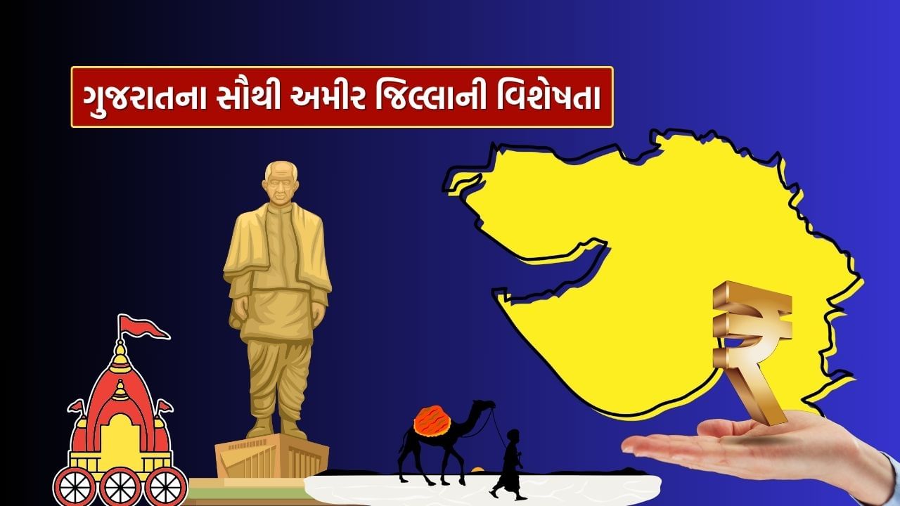 ગુજરાત ભારતનું પાંચમું સૌથી મોટું રાજ્ય છે. જેમાં અનેક અમીર લોકો રહે છે.