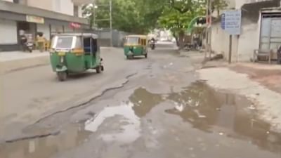 રાજકોટ મ્યુ. કોર્પો.ના રોડ-ઈજનેર વિભાગની અજાયબી, 2 ઈંચ વરસાદમાં બમ્પ-રોડ ગાયબ કરી દીધો !