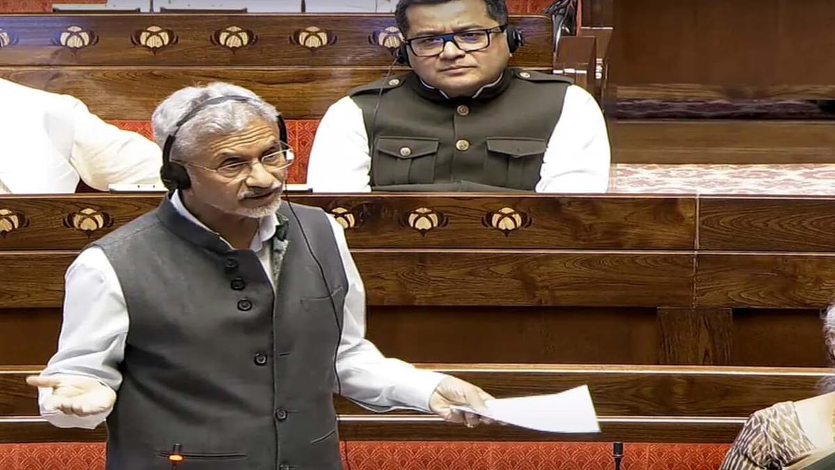 વિદેશ પ્રધાન એસ જયશંકરે રાજ્યસભામાં વિપક્ષને કહ્યું-કાન ખોલીને સાંભળી લો, મોદી અને ટ્રમ્પ વચ્ચે કોઈ વાતચીત નથી થઈ