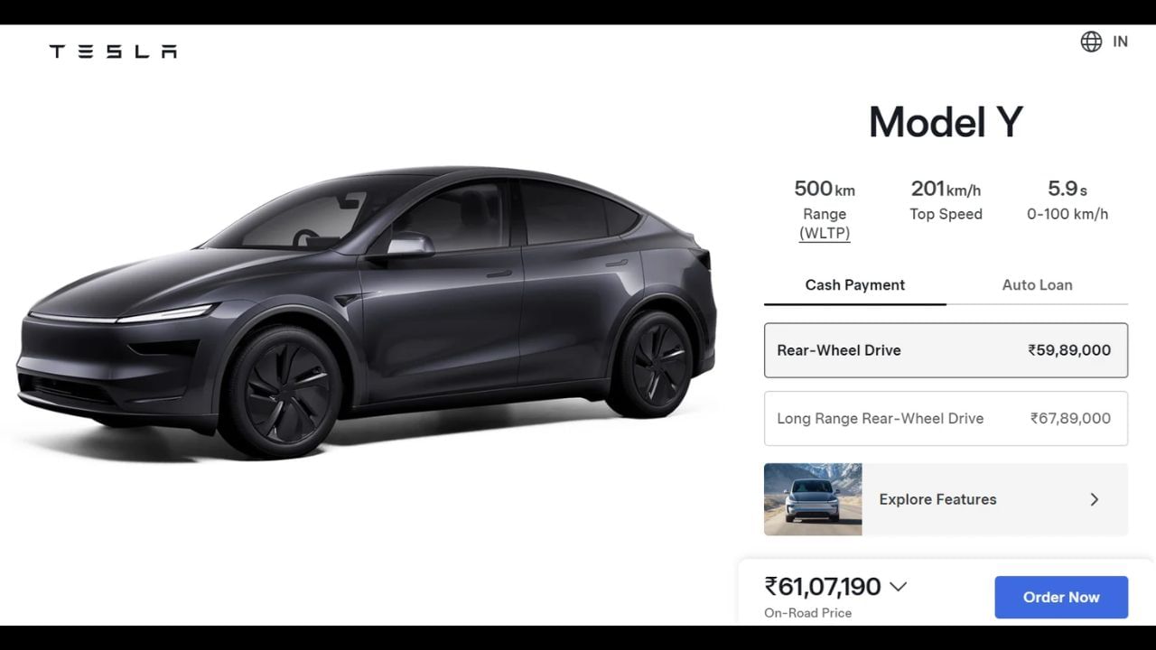 આ મોડેલ રીઅર-વ્હીલ ડ્રાઇવની કિંમત લગભગ 59.89 લાખ રૂપિયા કહેવામાં આવી રહી છે, જેની ઓન-રોડ કિંમત 61.07 લાખ રૂપિયા હશે.