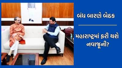 Breaking News: મહારાષ્ટ્રની રાજનીતિમાં નવાજુનીના એંધાણ, CM દેવેન્દ્ર ફડણવીસ અને ઉદ્ધવ ઠાકરે વચ્ચે બંધ બારણે બેઠક