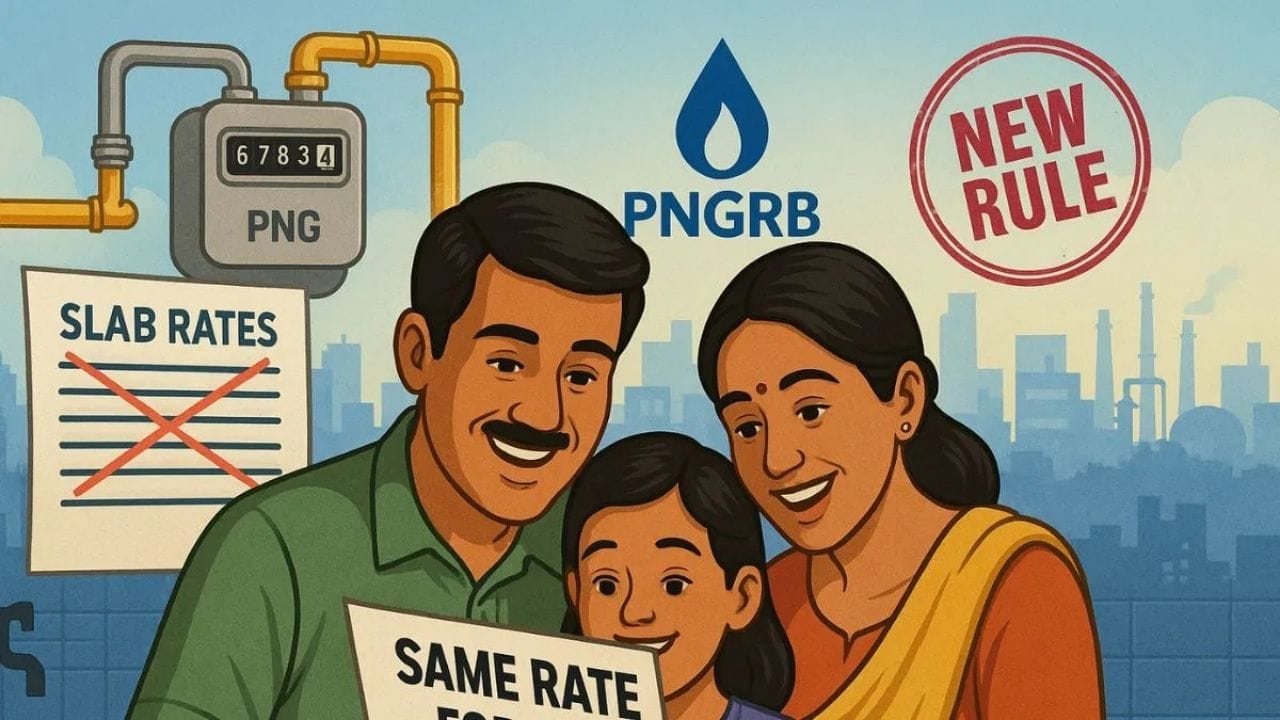 હવે સુધી ઘણી ગેસ કંપનીઓ ગ્રાહકો પાસેથી તેમના માસિક વપરાશના આધારે અલગ અલગ દર વસૂલતી હતી. નવા નિયમ પછી, હવે બધા ગ્રાહકો પાસેથી તેમના વપરાશને ધ્યાનમાં લીધા વિના સમાન દરે વસૂલવામાં આવશે.