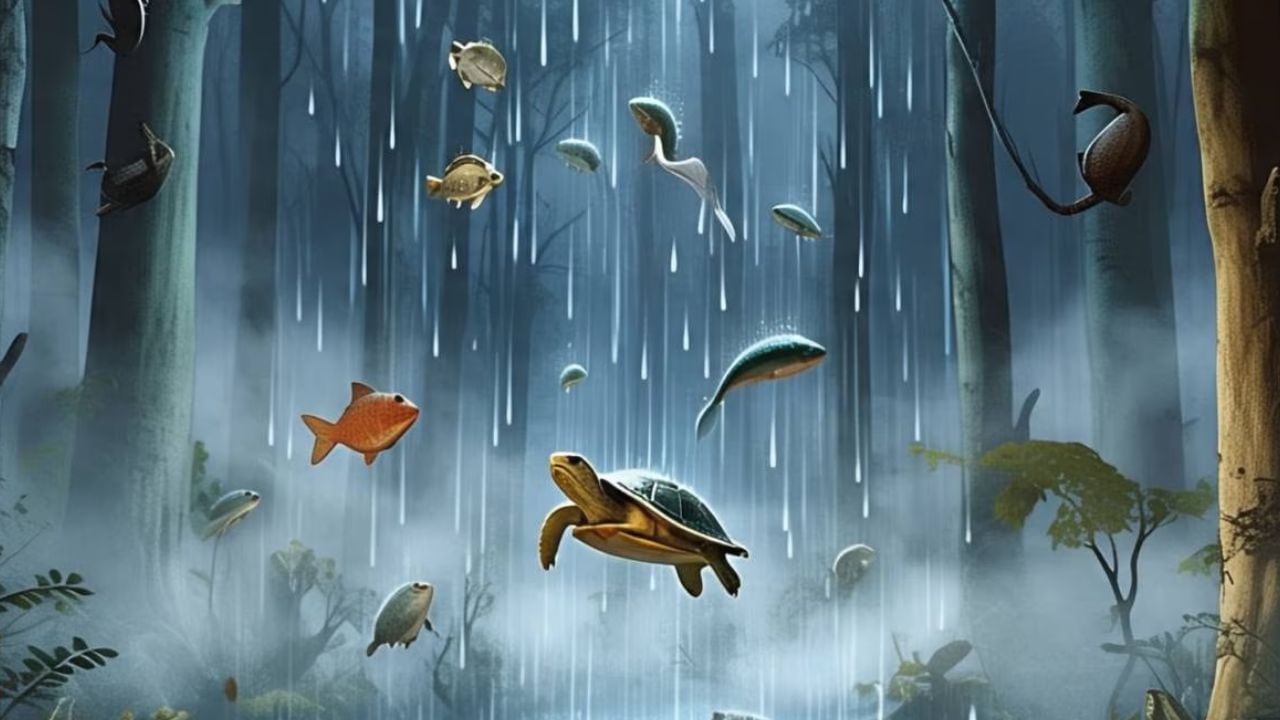 આવી સ્થિતિમાં, પ્રશ્ન એ ઊભો થાય છે કે શું માછલીઓ પણ વરસાદ થાય છે? ચાલુ જાણીએ સત્ય અને આમ થાય છે તો કેમ થાય છે તેના વિશે.