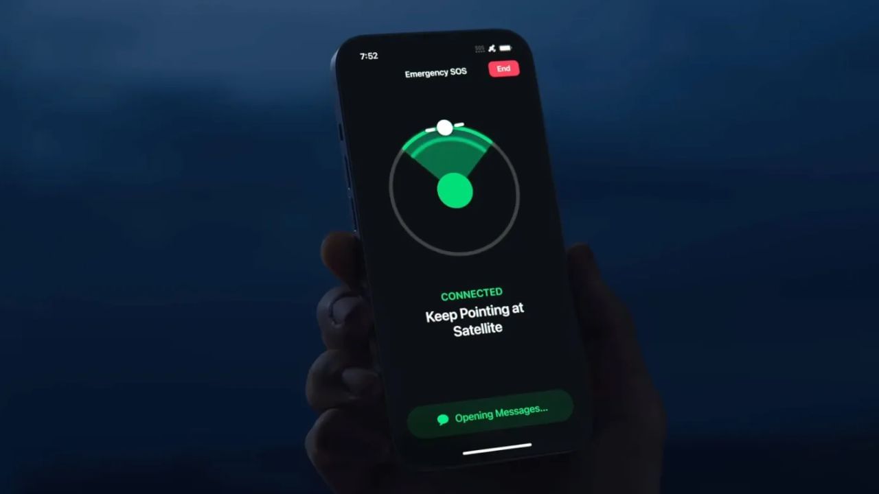 4. સેટેલાઇટ દ્વારા ઇમરજન્સી SOS: જો તમે એવી જગ્યાએ છો જ્યાં મોબાઇલ નેટવર્ક અથવા Wi-Fi કનેક્શન નથી, તો પણ તમે iPhone 14 અથવા iPhone 15 માં સેટેલાઇટ SOS સુવિધા માટે મદદ માંગી શકો છો.