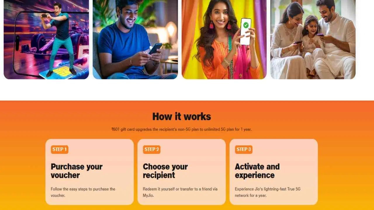 601 રૂપિયાનું વાઉચર કેવી રીતે ખરીદવું?: 601 રૂપિયાનું વાઉચર મેળવવા માટે, તમારે https://www.jio.com/gift/true-5g પર જવું પડશે.
