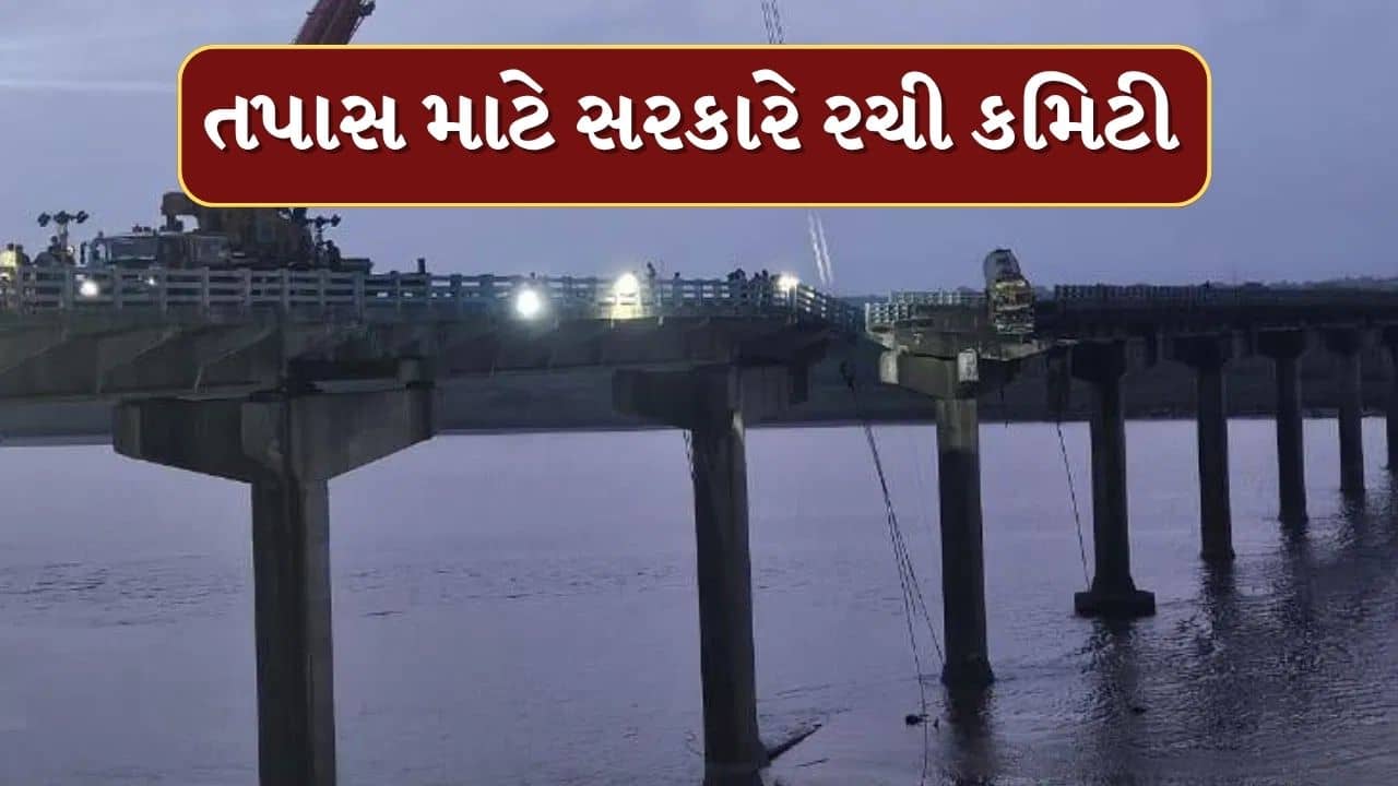 Ghambhira Bridge Collapse : બ્રિજ દુર્ઘટનામાં મૃત્યુઆંક 15 થયો, તપાસ માટે 6 સભ્યોની કમિટીની રચના કરાઇ, 30 દિવસમાં સરકારને આપશે અહેવાલ