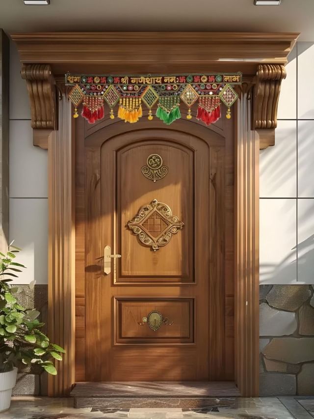 Vastu tips: ઘર બનાવતી વખતે નવા દરવાજા પર શું બાંધવામાં આવે છે? Vastu tips: ઘર બનાવતી વખતે નવા દરવાજા પર શું બાંધવામાં આવે છે?