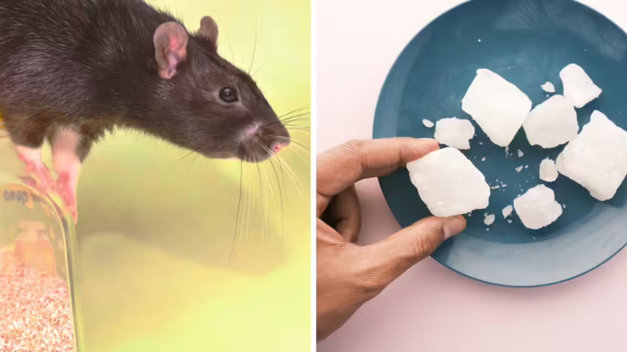 ઉંદરોને ભગાડવા માટે કપૂર ખૂબ જ સારો વિકલ્પ છે. કપૂર હશે તો ઉંદર તમારા ઘરમાં ફરશે પણ નહીં. ખરેખર, કપૂરની ગંધ એટલી તીવ્ર હોય છે કે ઉંદરો તેનાથી દૂર ભાગી જાય છે. જો તમારા ઘરમાં ઉંદરો હોય, તો ઘરના દરેક ખૂણામાં કપૂર રાખો. અથવા તમે કપૂર સળગાવીને તેનો ધુમાડો ઘરમાં ફેલાવી શકો છો. આનાથી ઉંદરો ઘરમાંથી દૂર ભગાડી જશે.