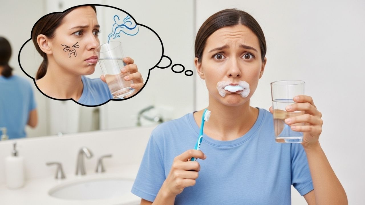 આ પાછળનું સૌથી મોટું કારણ એ છે કે બ્રશ કર્યા પછી, ટૂથપેસ્ટમાંથી ફ્લોરાઇડનું પાતળું પડ આપણા દાંત પર જમા થઈ જાય છે. આ પડ બેક્ટેરિયા સામે લડે છે અને દંતવલ્કને મજબૂત બનાવે છે.