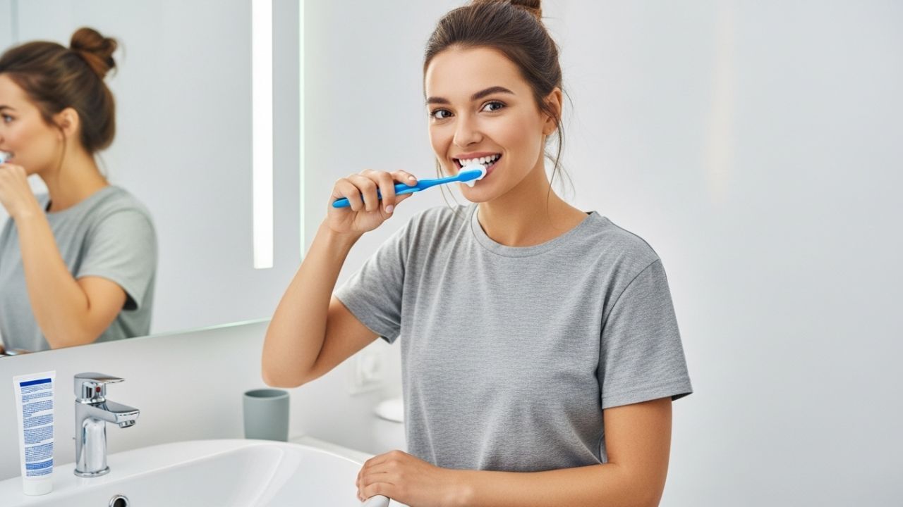 ડોક્ટરો હંમેશા દાંતને મજબૂત બનાવવા અને તેમને પોલાણ-મુક્ત બનાવવા માટે દિવસમાં બે વાર બ્રશ કરવાની ભલામણ કરે છે. કારણ કે ટૂથપેસ્ટમાં હાજર ફ્લોરાઇડ આપણા દાંતને સ્વસ્થ રાખવામાં મહત્વપૂર્ણ ભૂમિકા ભજવે છે. (નોંધ : અહીં આપવામાં આવેલી માહિતી ફક્ત આપની જાણકારી માટે છે.)(All Image - AI)