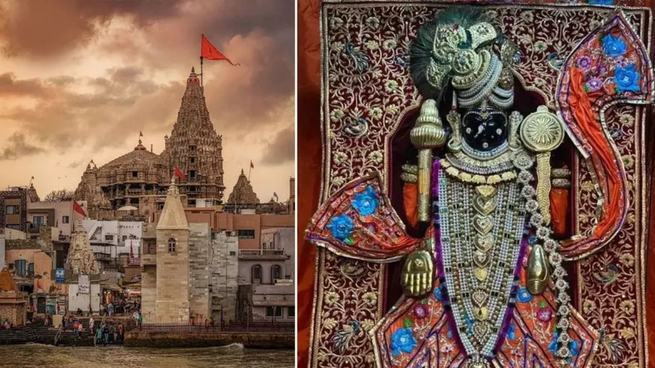 દ્વારકાધિશના જન્મોત્સવ નિમીત્તે દ્વારકામાં ગુગળી બ્રાહ્મણની બહેનો દ્વારા તૈયાર કરાયા ખાસ 11 જાતના ભોગ- Video