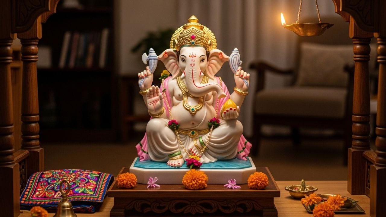 Ganesh Chaturthi 2025 Guide to Placing Ganesh Murti at Home (5)