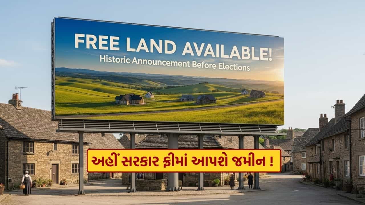 Free Land Scheme : અહીં ફ્રીમાં મળશે જમીન, ચૂંટણી પહેલા મોટી જાહેરાત, જાણો