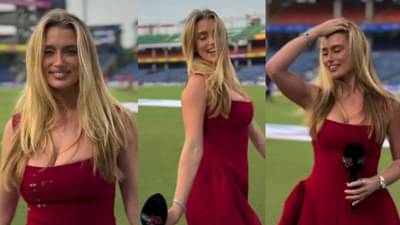 દિગ્ગજ ક્રિકેટરની દીકરીએ રેડ ડ્રેસમાં મચાવ્યો કહેર, મનમોહક અદાઓ પર ચાહકો થયા ફિદા