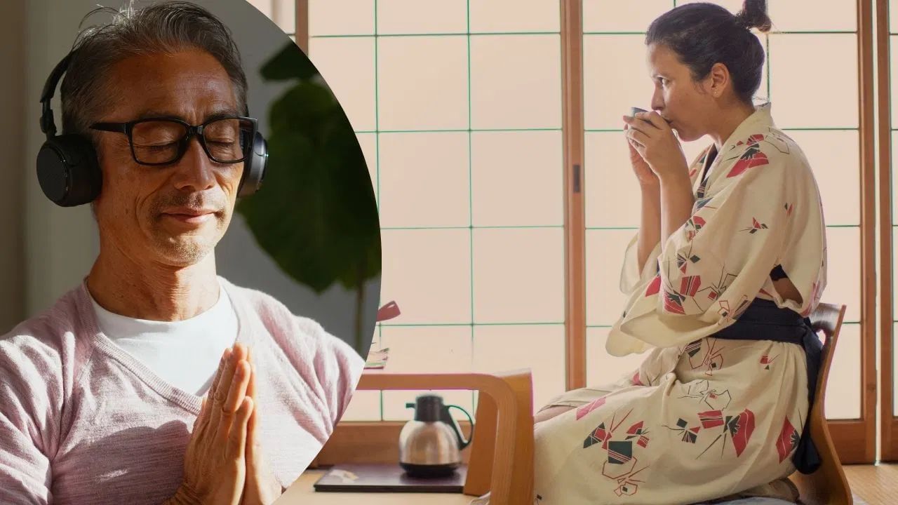 જમીન પર બેસીને ખાવું : જમીન પર બેસીને ખાવાનું સ્વાસ્થ્ય માટે ફાયદાકારક માનવામાં આવે છે. તે ખોરાકને ઝડપથી પચાવવામાં મદદ કરે છે. જાપાનમાં પણ લોકો જમીન પર બેસીને ખાય છે. એક નાનું ટેબલ જોવા મળે છે, જેના પર ખોરાક રાખવામાં આવે છે અને લોકો ચટ્ટાઈ પર બેસે છે. ત્યાં ખાવાની આ આદત ભારતીય શૈલી સાથે બિલકુલ મેળ ખાય છે.