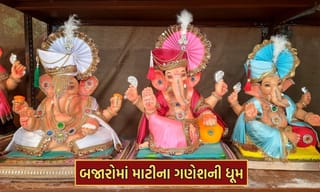 વિઘ્નહર્તા દેવને આવકારવા અમદવાદીઓમાં અનેરો થનગનાટ, વિવિધ રંગ રૂપ અને આકારની માટીની મૂર્તિઓએ જમાવ્યુ આકર્ષણ
